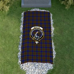 ScotsTee Shop Scottish Beattie (Beatty) Clan Crest Tartan Grave Blanket For Cemetery Waterproof Custom Memorial