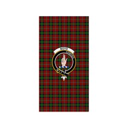 ScotsTee Shop Scottish Boyd Clan Crest Tartan Grave Blanket For Cemetery Waterproof Custom Memorial