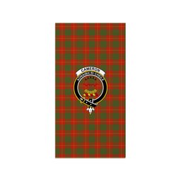 ScotsTee Shop Scottish Cameron Ancient Clan Crest Tartan Grave Blanket For Cemetery Waterproof Custom Memorial