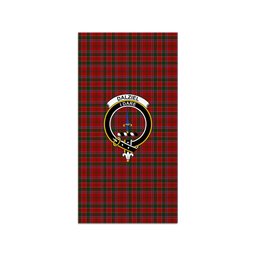 ScotsTee Shop Scottish Dalziel Clan Crest Tartan Grave Blanket For Cemetery Waterproof Custom Memorial