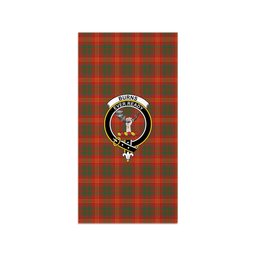 ScotsTee Shop Scottish Burns (Burns 1930) Ancient Clan Crest Tartan Grave Blanket For Cemetery Waterproof Custom Memorial
