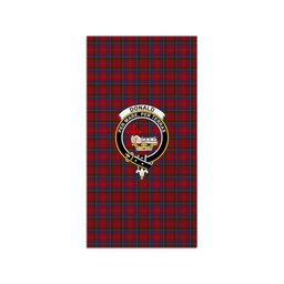 ScotsTee Shop Scottish Donald of Glenaladale Clan Crest Tartan Grave Blanket For Cemetery Waterproof Custom Memorial