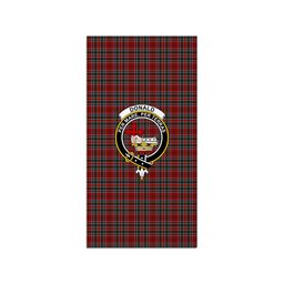 ScotsTee Shop Scottish Donald of Lochmaddy Clan Crest Tartan Grave Blanket For Cemetery Waterproof Custom Memorial