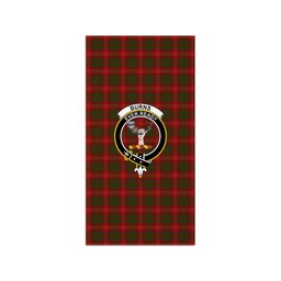 ScotsTee Shop Scottish Burns 1930 Clan Crest Tartan Grave Blanket For Cemetery Waterproof Custom Memorial