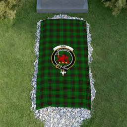 ScotsTee Shop Scottish Fife District Clan Crest Tartan Grave Blanket For Cemetery Waterproof Custom Memorial