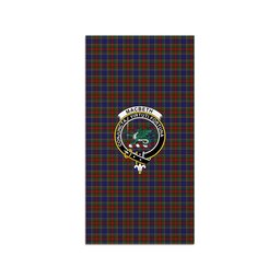 ScotsTee Shop Scottish MacBeth Clan Crest Tartan Grave Blanket For Cemetery Waterproof Custom Memorial
