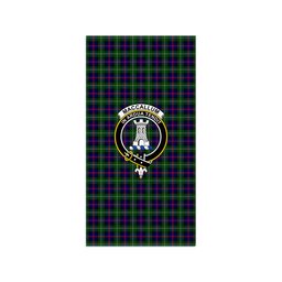ScotsTee Shop Scottish MacCallum #2 Clan Crest Tartan Grave Blanket For Cemetery Waterproof Custom Memorial