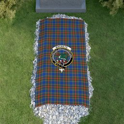 ScotsTee Shop Scottish MacBeth Ancient SC Clan Crest Tartan Grave Blanket For Cemetery Waterproof Custom Memorial