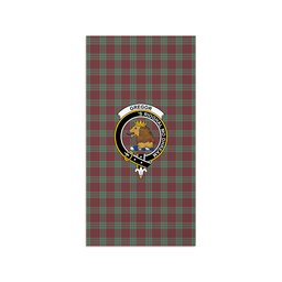 ScotsTee Shop Scottish Gregor Hunting Ancient Clan Crest Tartan Grave Blanket For Cemetery Waterproof Custom Memorial