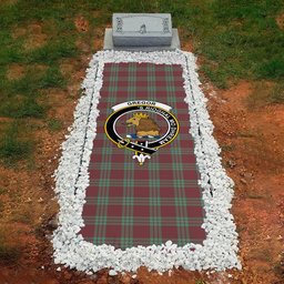 ScotsTee Shop Scottish Gregor Hunting Ancient Clan Crest Tartan Grave Blanket For Cemetery Waterproof Custom Memorial