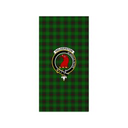 ScotsTee Shop Scottish Halkerston Clan Crest Tartan Grave Blanket For Cemetery Waterproof Custom Memorial