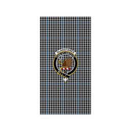 ScotsTee Shop Scottish Gladstanes Clan Crest Tartan Grave Blanket For Cemetery Waterproof Custom Memorial