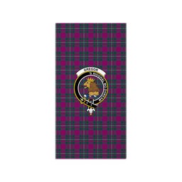 ScotsTee Shop Scottish Gregor Hunting Modern Clan Crest Tartan Grave Blanket For Cemetery Waterproof Custom Memorial