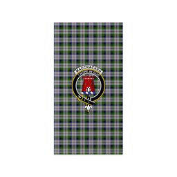 ScotsTee Shop Scottish MacCracken Dress Clan Crest Tartan Grave Blanket For Cemetery Waterproof Custom Memorial