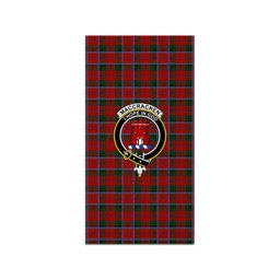 ScotsTee Shop Scottish MacCracken Clan Crest Tartan Grave Blanket For Cemetery Waterproof Custom Memorial