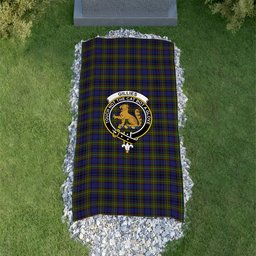 ScotsTee Shop Scottish Gillies 1 Clan Crest Tartan Grave Blanket For Cemetery Waterproof Custom Memorial