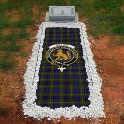 ScotsTee Shop Scottish Gillies 1 Clan Crest Tartan Grave Blanket For Cemetery Waterproof Custom Memorial