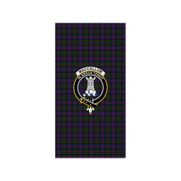 ScotsTee Shop Scottish MacCallum of Berwick Clan Crest Tartan Grave Blanket For Cemetery Waterproof Custom Memorial