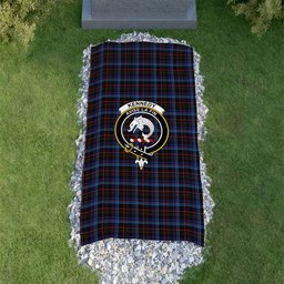ScotsTee Shop Scottish Kennedy Irish Clan Crest Tartan Grave Blanket For Cemetery Waterproof Custom Memorial