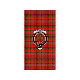 ScotsTee Shop Scottish Monroe Modern Clan Crest Tartan Grave Blanket For Cemetery Waterproof Custom Memorial