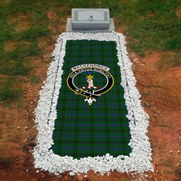 ScotsTee Shop Scottish MacKendrick Clan Crest Tartan Grave Blanket For Cemetery Waterproof Custom Memorial