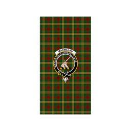 ScotsTee Shop Scottish MacMillan 1946 Clan Crest Tartan Grave Blanket For Cemetery Waterproof Custom Memorial