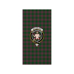 ScotsTee Shop Scottish McFarland Hunting Clan Crest Tartan Grave Blanket For Cemetery Waterproof Custom Memorial