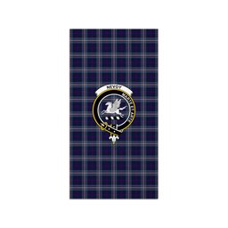 ScotsTee Shop Scottish Nevoy Clan Crest Tartan Grave Blanket For Cemetery Waterproof Custom Memorial