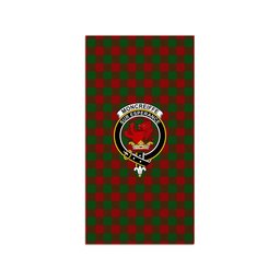 ScotsTee Shop Scottish Moncreiffe Clan Crest Tartan Grave Blanket For Cemetery Waterproof Custom Memorial