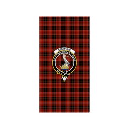ScotsTee Shop Scottish Quarrie Ancient Clan Crest Tartan Grave Blanket For Cemetery Waterproof Custom Memorial