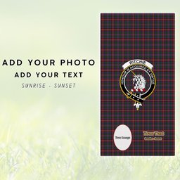 ScotsTee Shop Scottish MacPhail Modern Clan Crest Tartan Grave Blanket For Cemetery Waterproof Custom Memorial