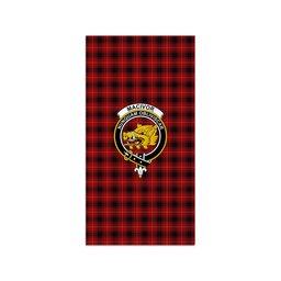 ScotsTee Shop Scottish MacIvor Clan Crest Tartan Grave Blanket For Cemetery Waterproof Custom Memorial