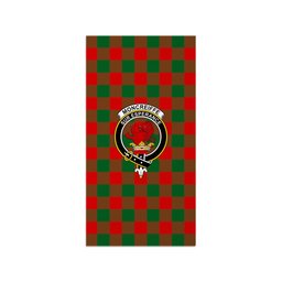 ScotsTee Shop Scottish Moncreiffe Modern Clan Crest Tartan Grave Blanket For Cemetery Waterproof Custom Memorial