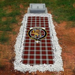 ScotsTee Shop Scottish MacPhee Dress Clan Crest Tartan Grave Blanket For Cemetery Waterproof Custom Memorial