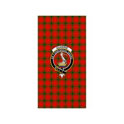 ScotsTee Shop Scottish Quarrie Modern Clan Crest Tartan Grave Blanket For Cemetery Waterproof Custom Memorial