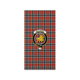 ScotsTee Shop Scottish MacTavish Ancient Clan Crest Tartan Grave Blanket For Cemetery Waterproof Custom Memorial