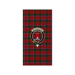 ScotsTee Shop Scottish MacNachten Clan Crest Tartan Grave Blanket For Cemetery Waterproof Custom Memorial
