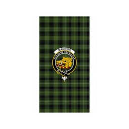 ScotsTee Shop Scottish MacIvor Hunting Clan Crest Tartan Grave Blanket For Cemetery Waterproof Custom Memorial