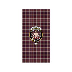 ScotsTee Shop Scottish McFarland Dress Clan Crest Tartan Grave Blanket For Cemetery Waterproof Custom Memorial