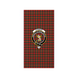 ScotsTee Shop Scottish Stewart Stuart of Bute Clan Crest Tartan Grave Blanket For Cemetery Waterproof Custom Memorial