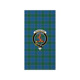 ScotsTee Shop Scottish Sutherland Hunting Ancient Clan Crest Tartan Grave Blanket For Cemetery Waterproof Custom Memorial