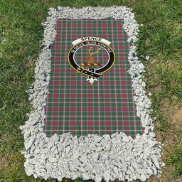 ScotsTee Shop Scottish Spence Ancient Clan Crest Tartan Grave Blanket For Cemetery Waterproof Custom Memorial