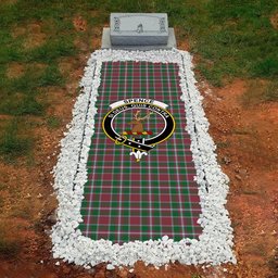 ScotsTee Shop Scottish Spence Ancient Clan Crest Tartan Grave Blanket For Cemetery Waterproof Custom Memorial