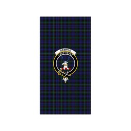 ScotsTee Shop Scottish Semple Clan Crest Tartan Grave Blanket For Cemetery Waterproof Custom Memorial