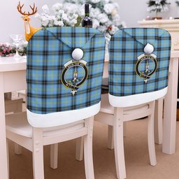 ScotsTee Shop Scottish Bell of the Borders Modern Crest Tartan Santa Hat Christmas Chair Covers Decoration Table Dinner