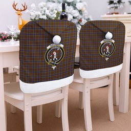 ScotsTee Shop Scottish Balfour 2 Crest Tartan Santa Hat Christmas Chair Covers Decoration Table Dinner