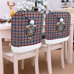 ScotsTee Shop Scottish Bell Border (Bell Southern Bell) Ancient Crest Tartan Santa Hat Christmas Chair Covers Decoration Table Dinner