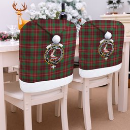 ScotsTee Shop Scottish Ainslie Ancient Crest Tartan Santa Hat Christmas Chair Covers Decoration Table Dinner
