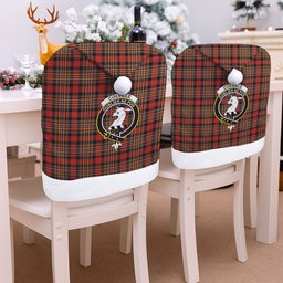 ScotsTee Shop Scottish Colville Ancient Crest Tartan Santa Hat Christmas Chair Covers Decoration Table Dinner