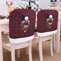 ScotsTee Shop Scottish Donald of Glenaladale Crest Tartan Santa Hat Christmas Chair Covers Decoration Table Dinner